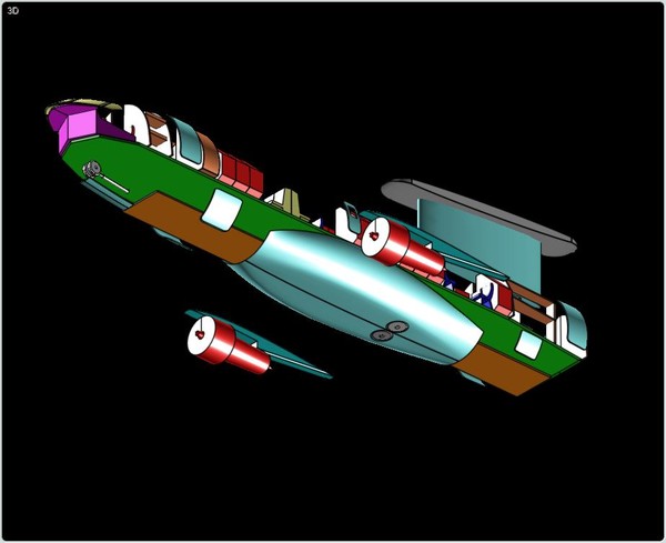 3d wedgetail aew aircraft model - Wedgetail AEW/Recon Aircraft Assembly Model by RodgerSaintJohn